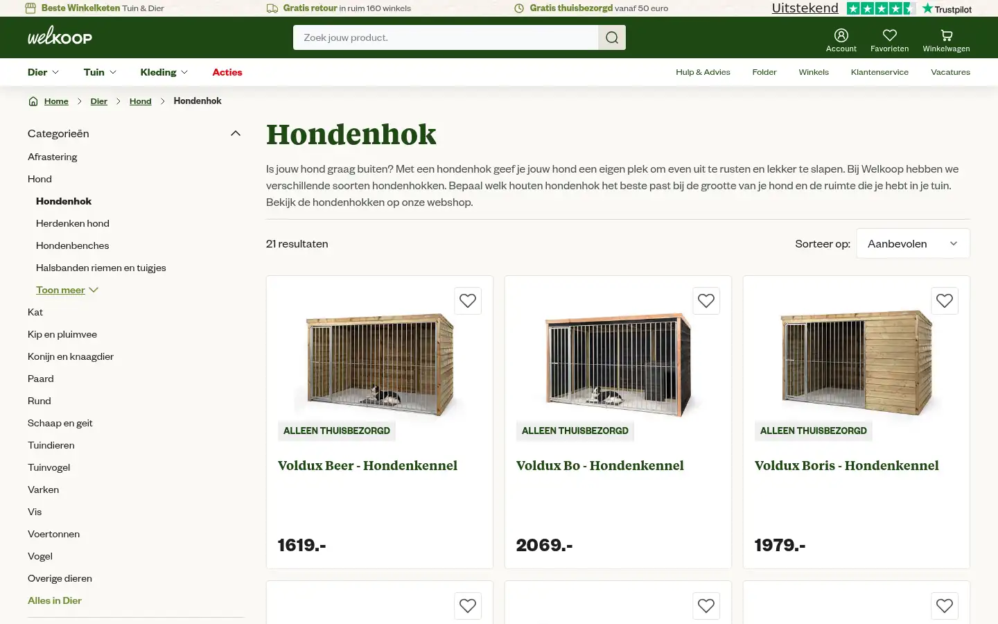 Screenshot of welkoop.nl