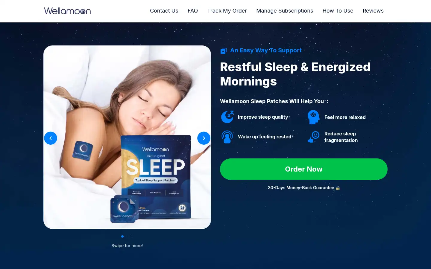 Screenshot of wellamoon.com