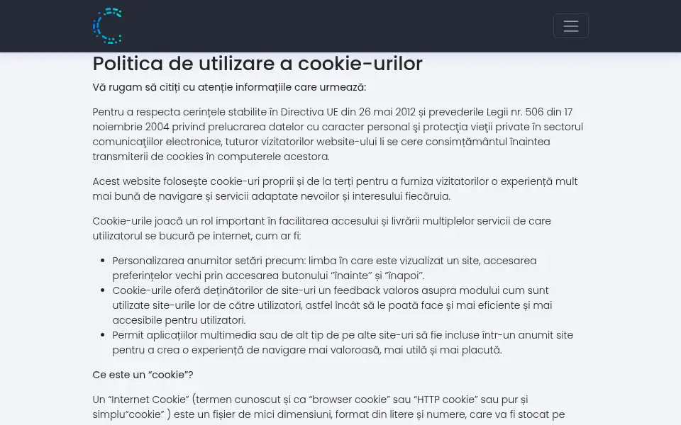 Screenshot of wellcode.ro