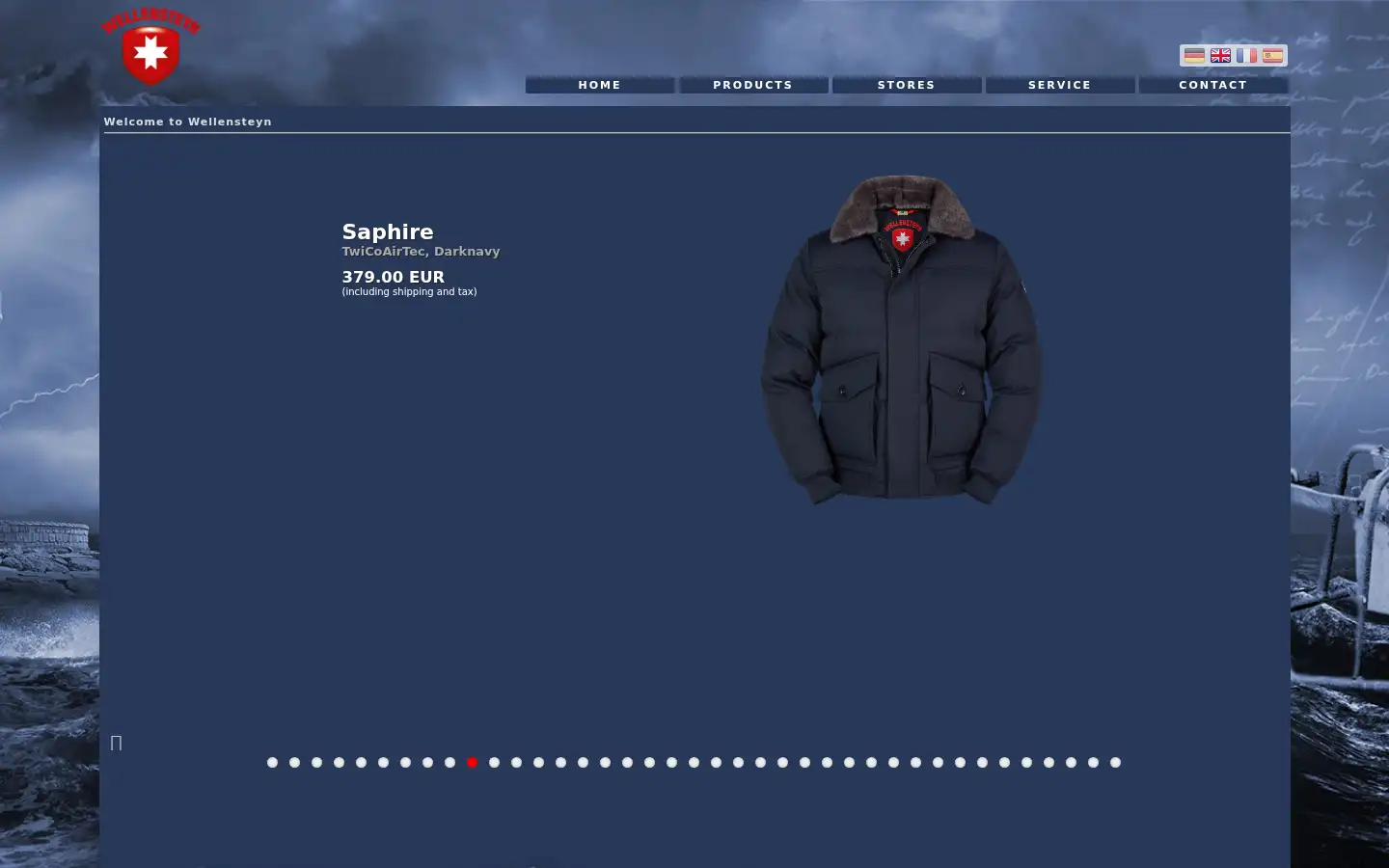 Screenshot of wellensteyn.de