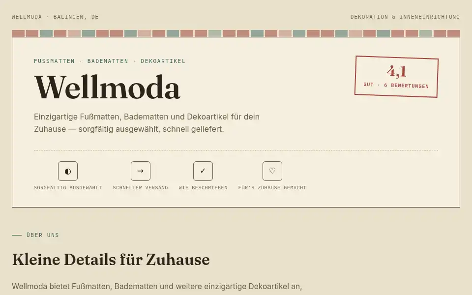 Screenshot of wellmoda.de
