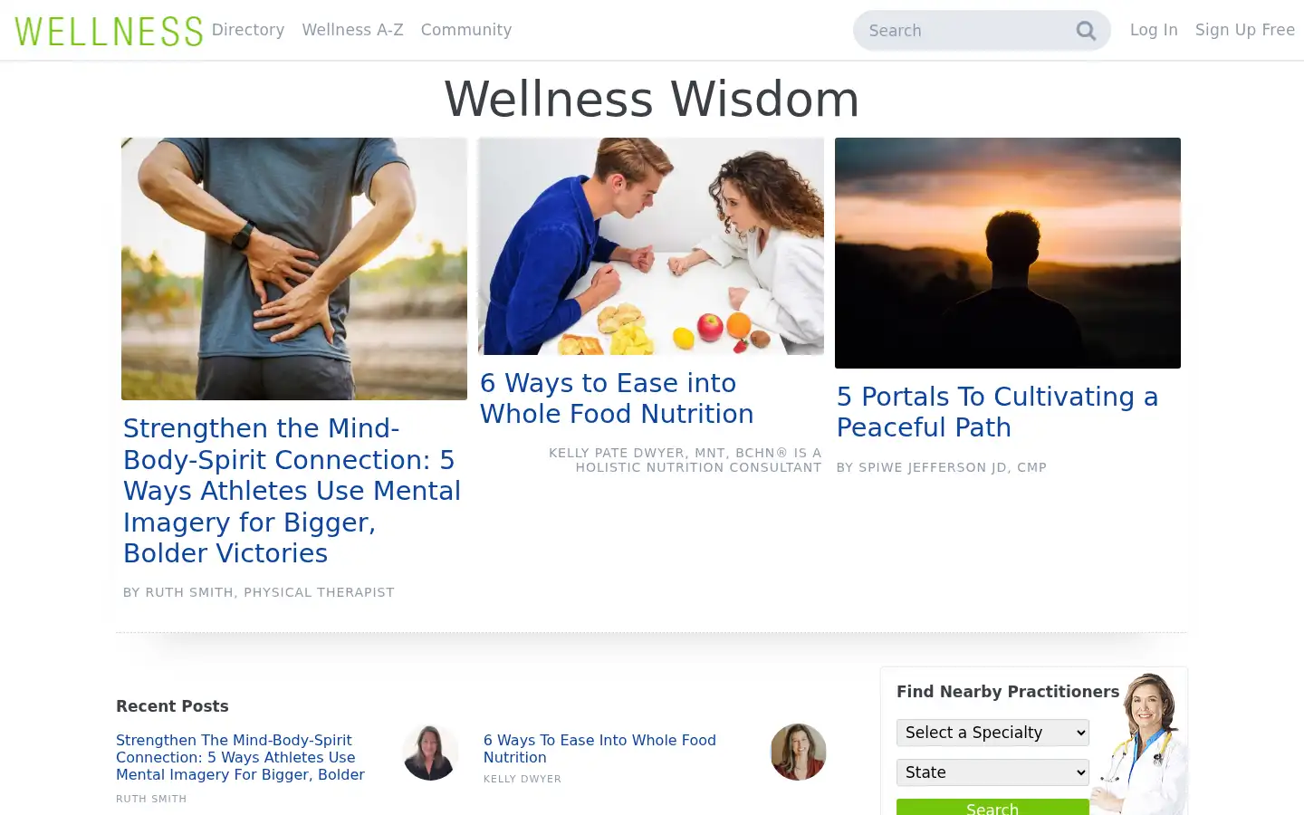 Screenshot of wellness.com