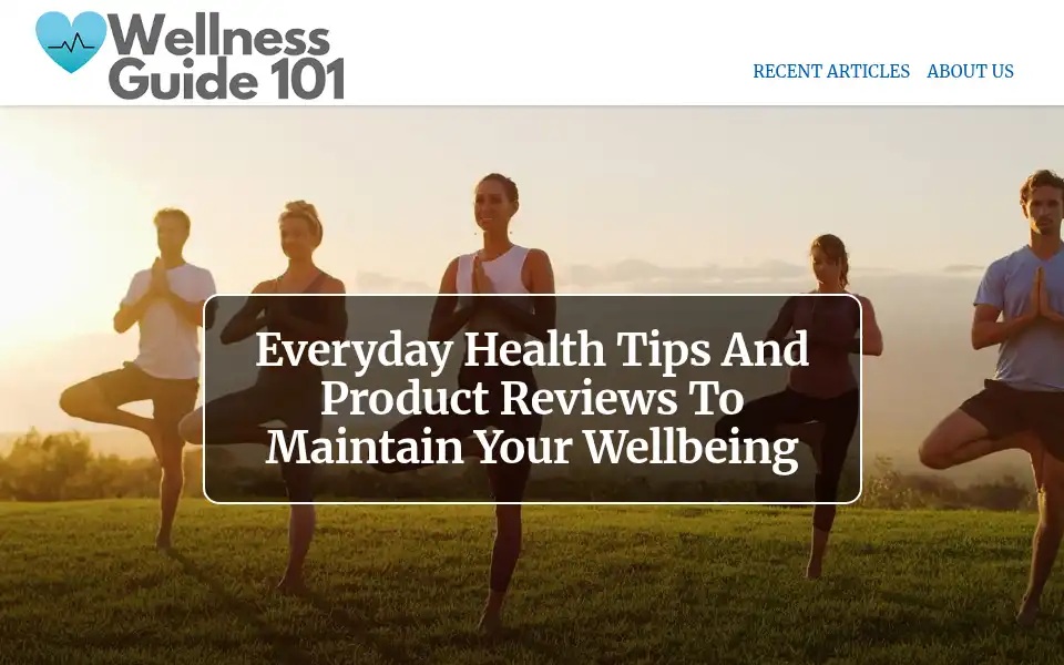 Screenshot of wellnessguide101.com