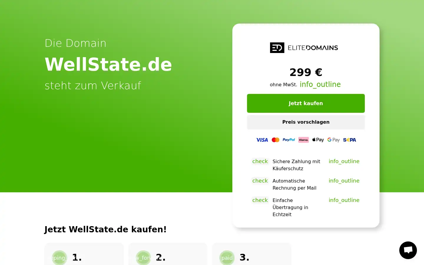 Screenshot of wellstate.de
