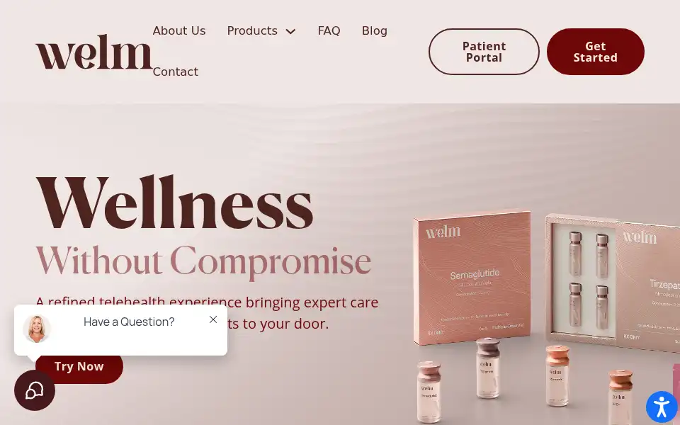Screenshot of welmhealth.com