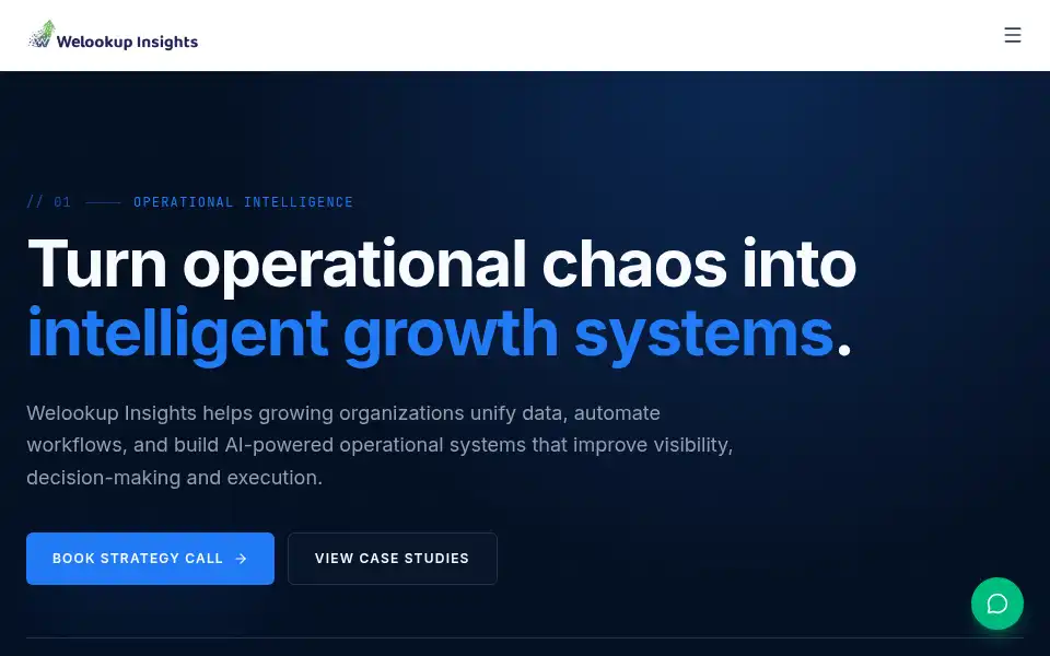 Screenshot of welookupinsights.com