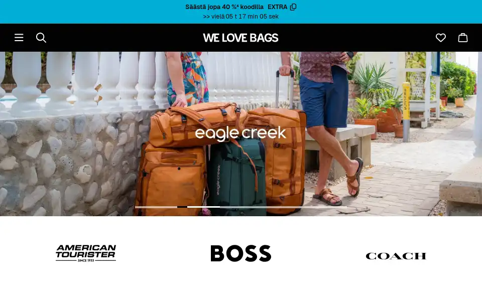 Screenshot of welovebags.com