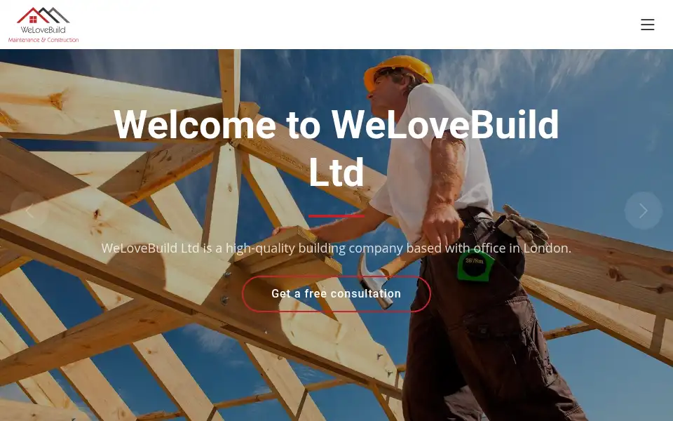 Screenshot of welovebuild.ltd