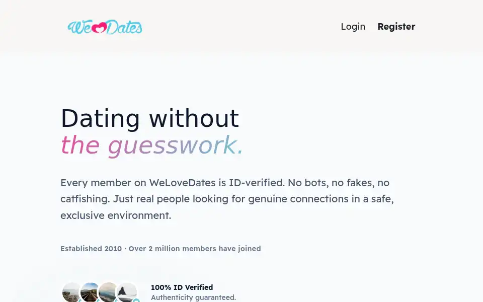 Screenshot of welovedates.com