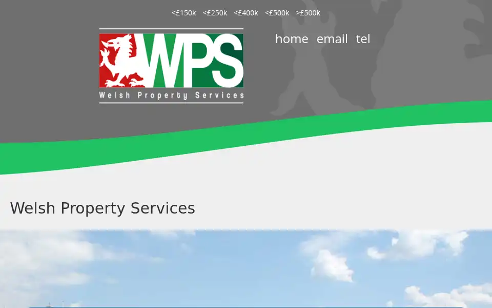 Screenshot of welshpropertyservices.com