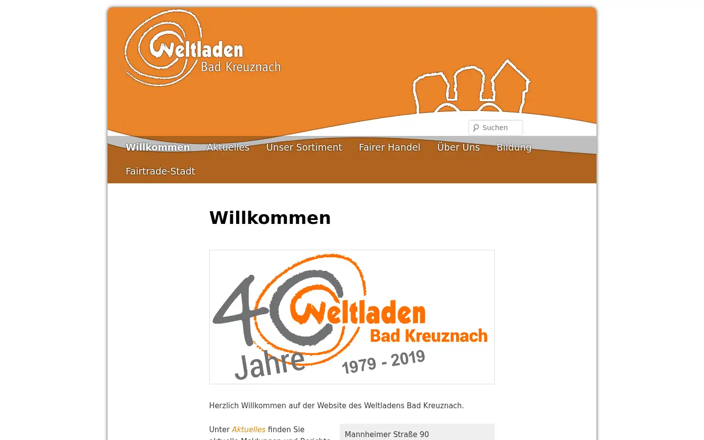 Screenshot of weltladen-bad-kreuznach.de