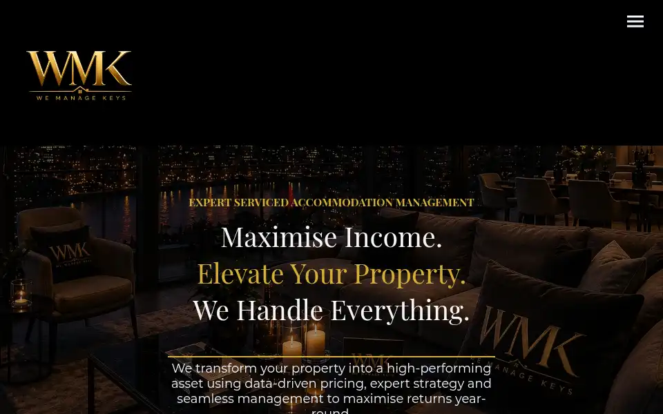 Screenshot of wemanagekeys.com