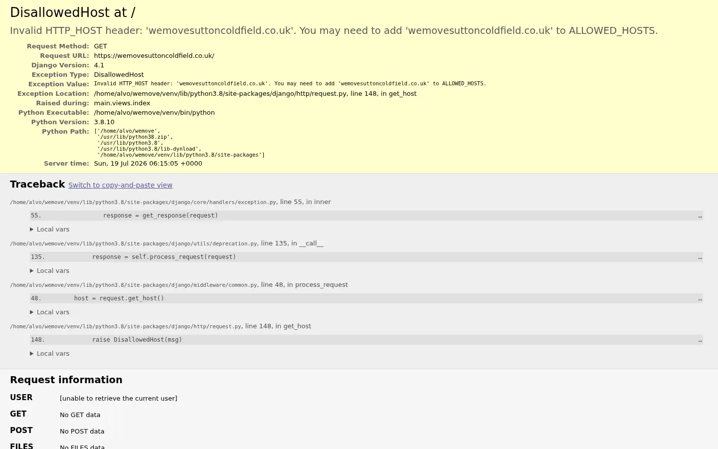 Screenshot of wemovesuttoncoldfield.co.uk