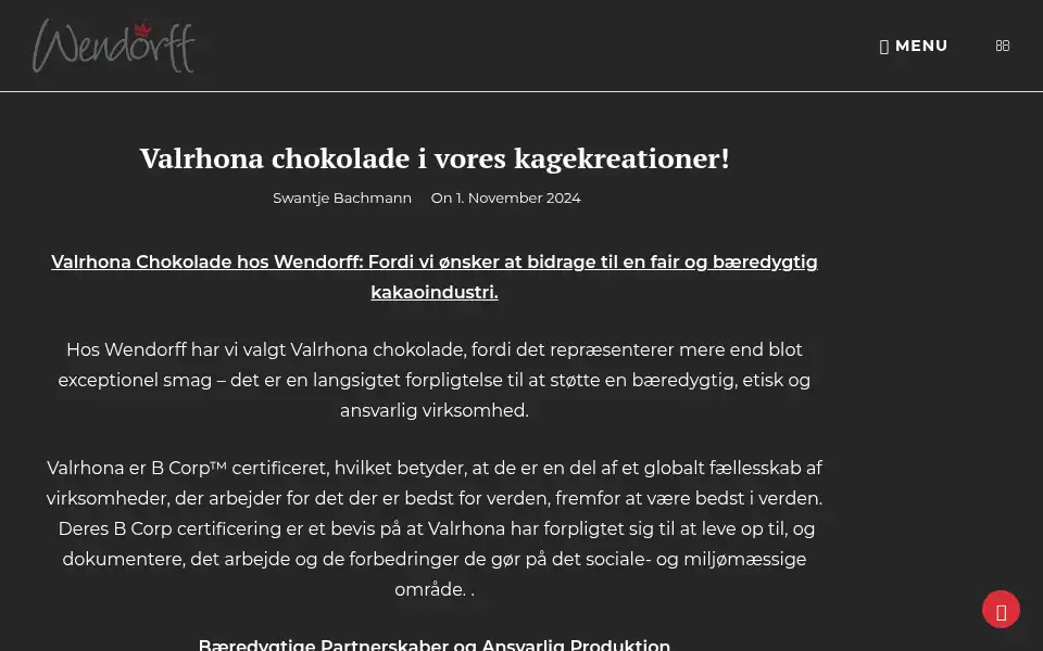 Screenshot of wendorff.dk