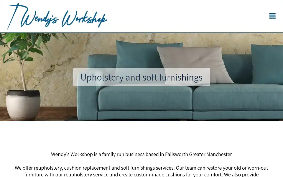 Screenshot of wendysworkshop.co.uk