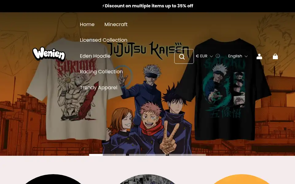 Screenshot of wenien.com