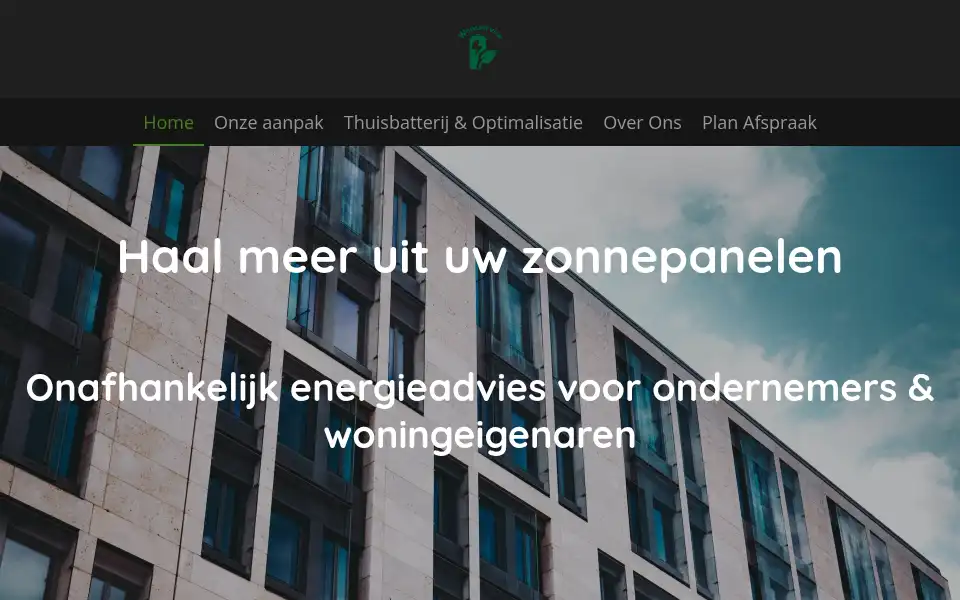 Screenshot of wensservice.nl