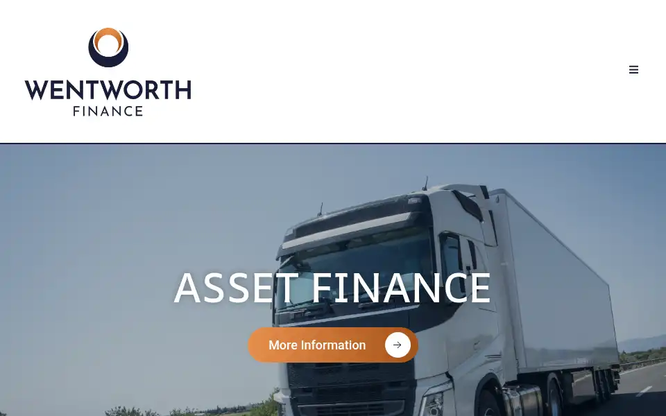 Screenshot of wentworth-finance.co.uk
