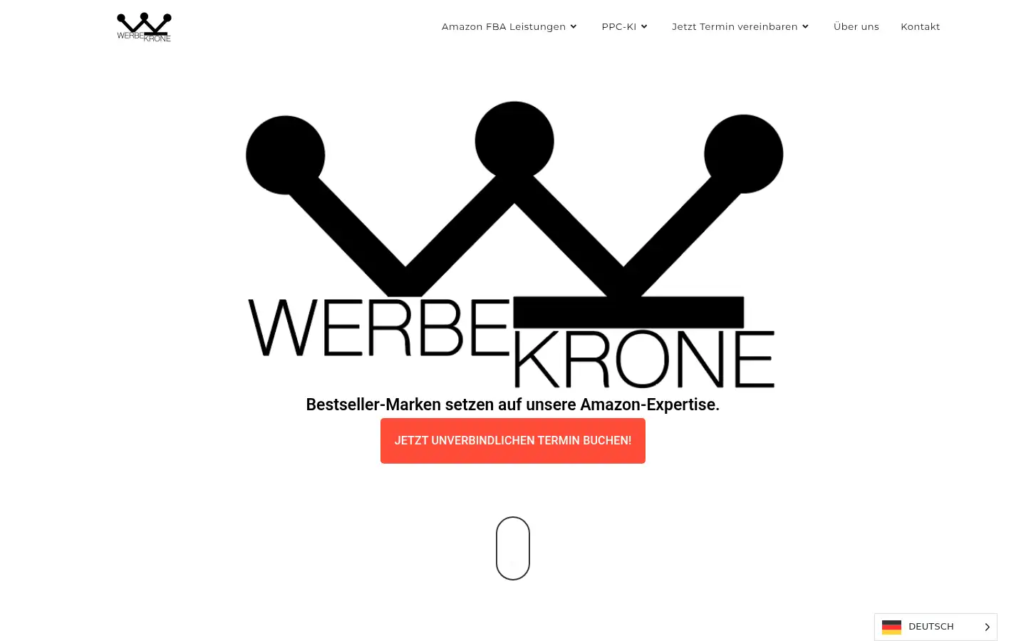Screenshot of werbekrone.de
