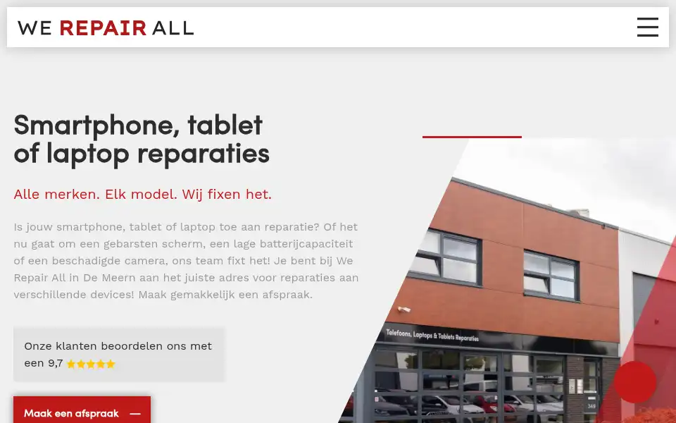 Screenshot of werepairall.nl