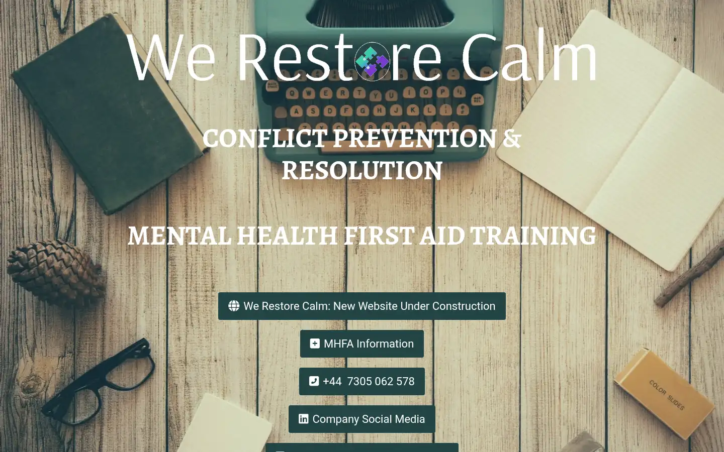 Screenshot of werestorecalm.com