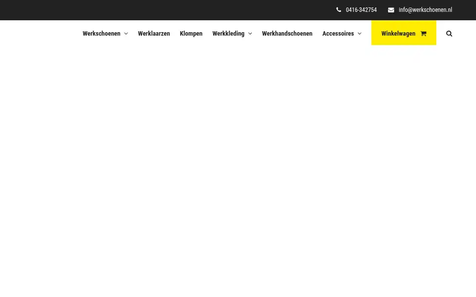 Screenshot of werkschoenen.nl