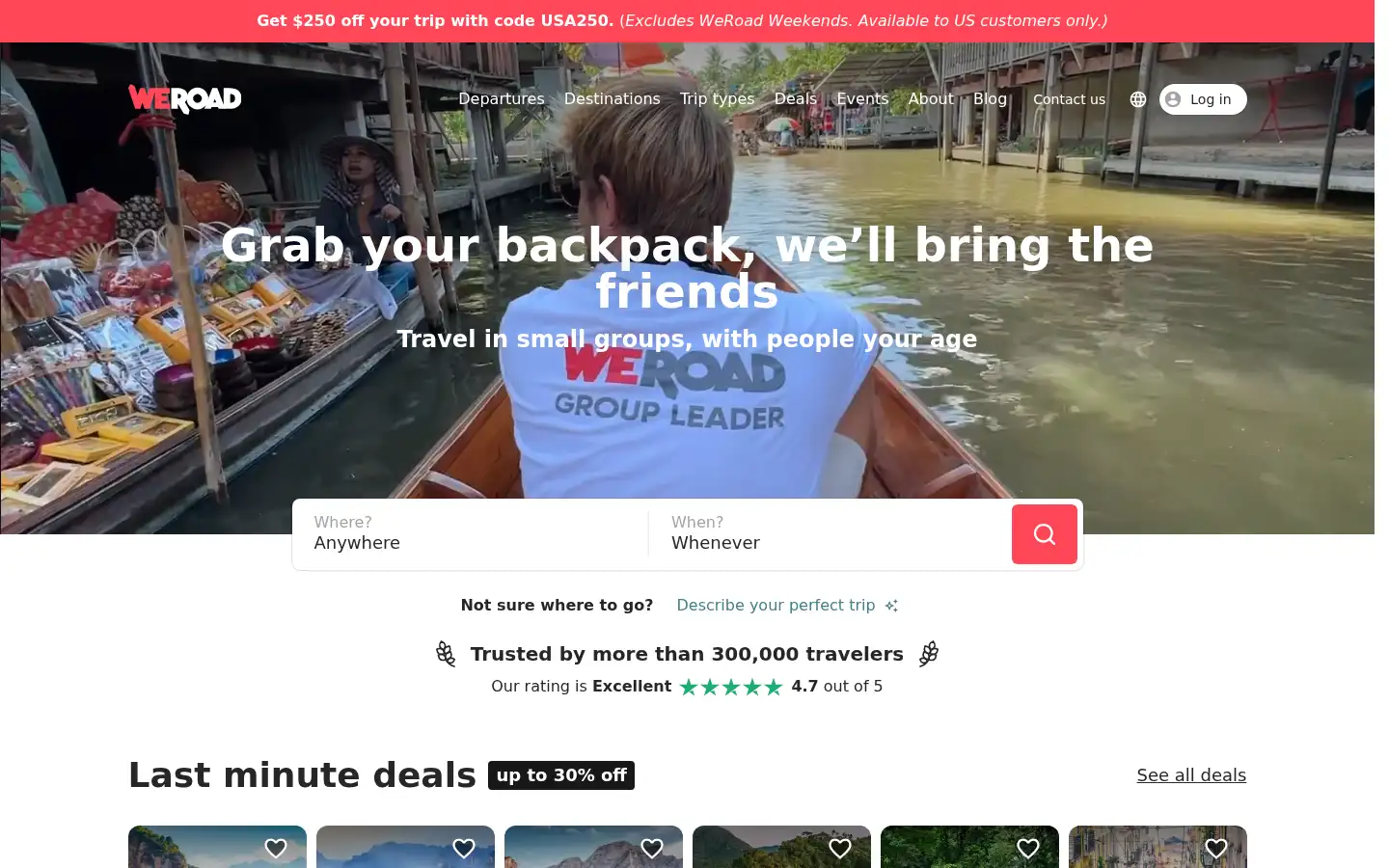 Screenshot of weroad.com