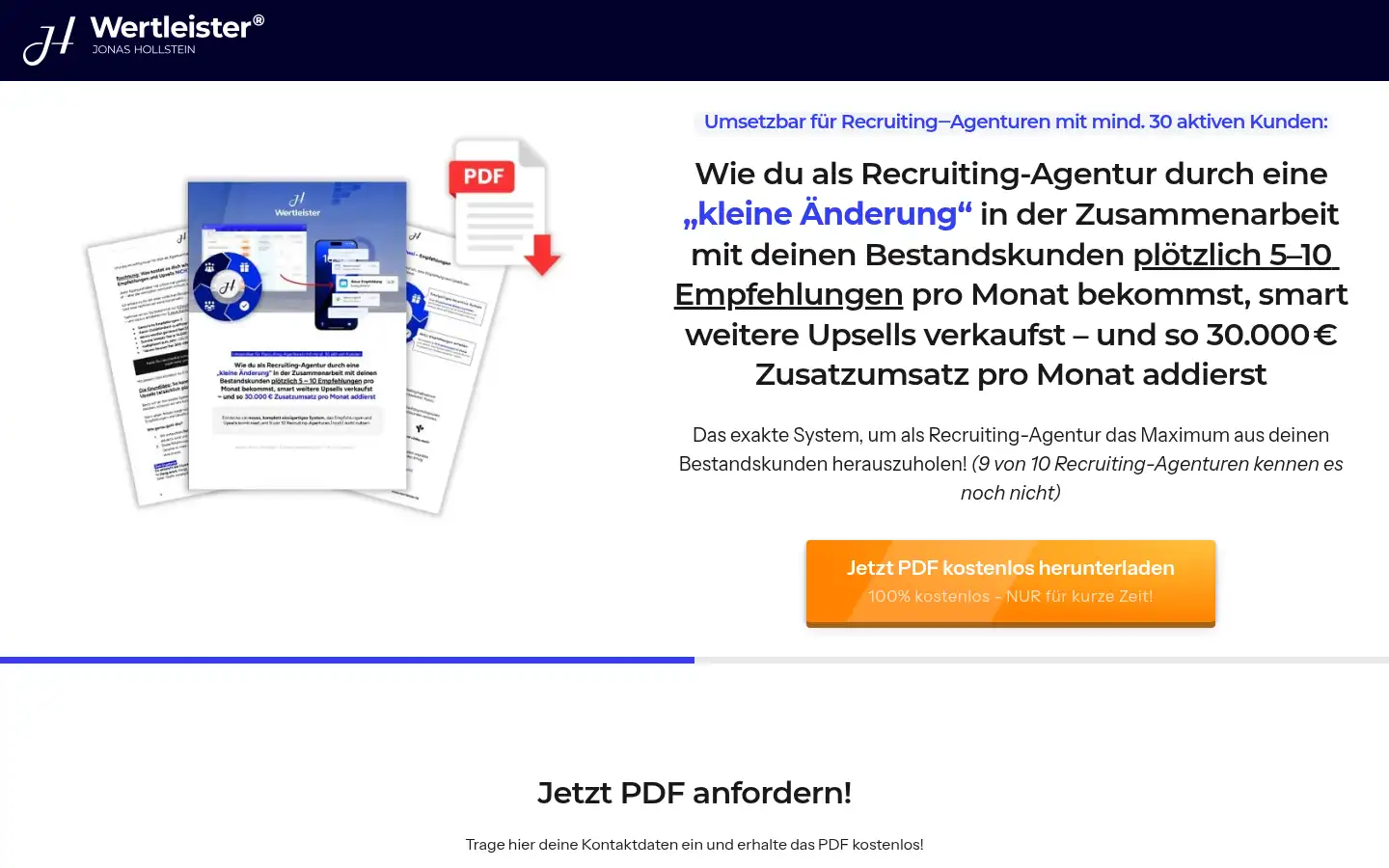 Screenshot of wertleister.de