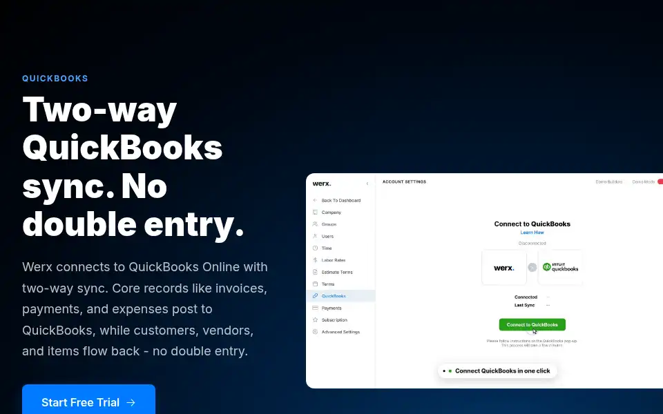 Screenshot of werxapp.com