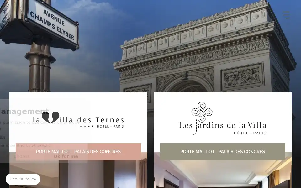 Screenshot of west-etoile-elysees.com