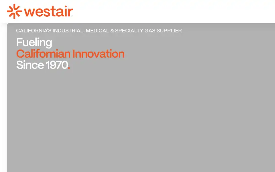Screenshot of westairgases.com
