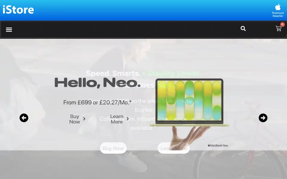 Screenshot of western.co.uk
