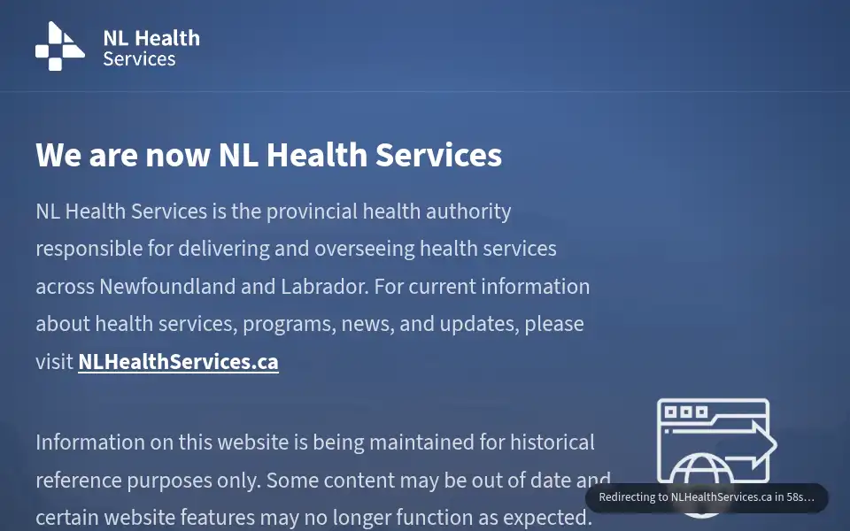 Screenshot of westernhealth.nl.ca