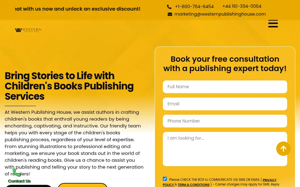 Screenshot of westernpublishinghouse.com