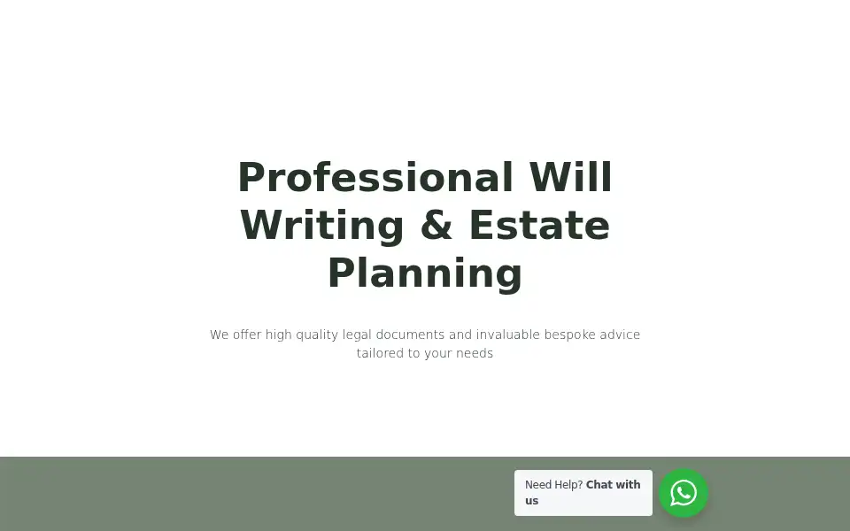 Screenshot of westernwills.co.uk