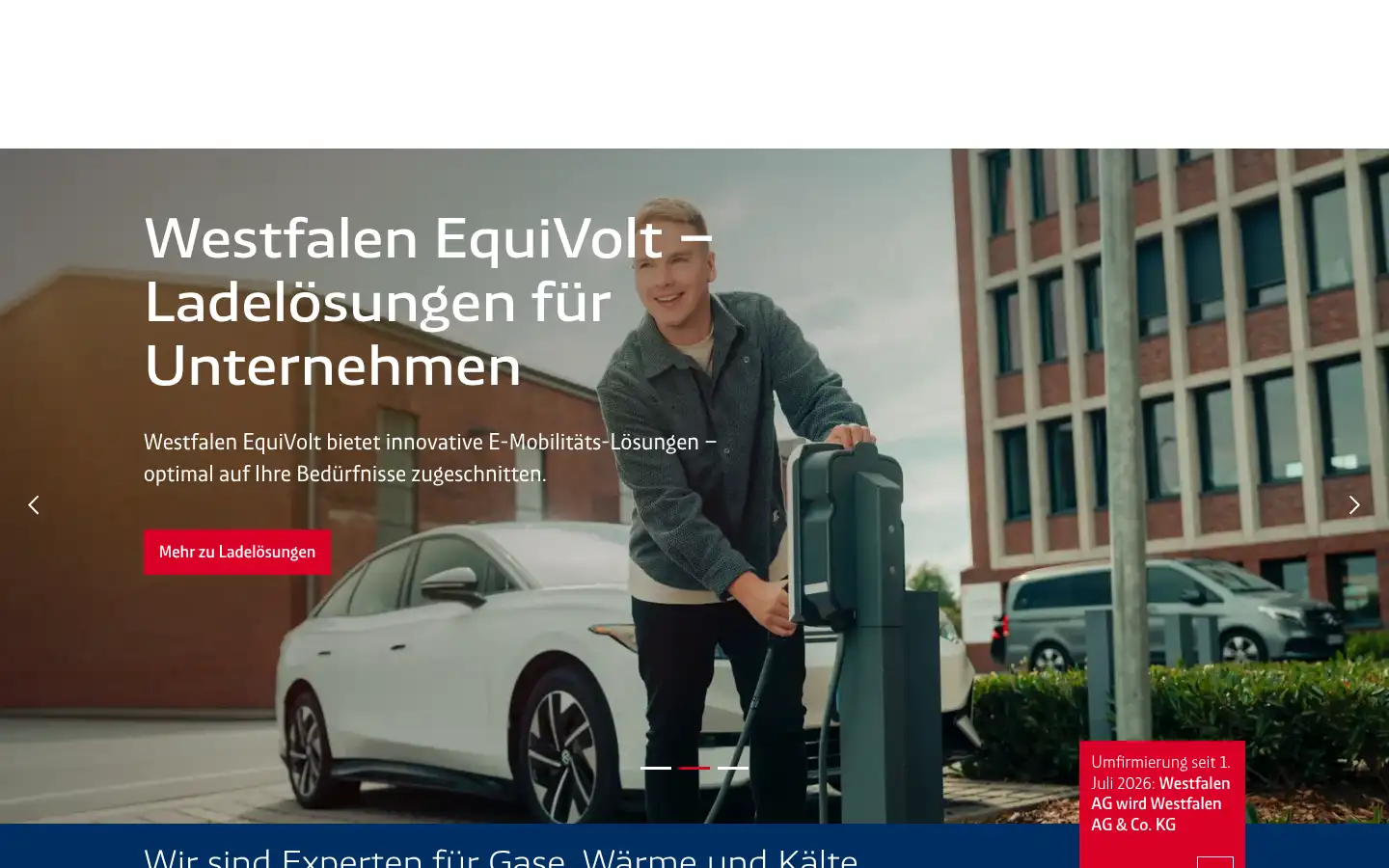 Screenshot of westfalen.com