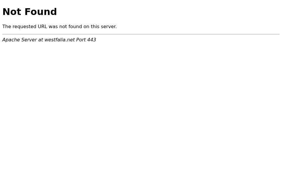 Screenshot of westfalia.net