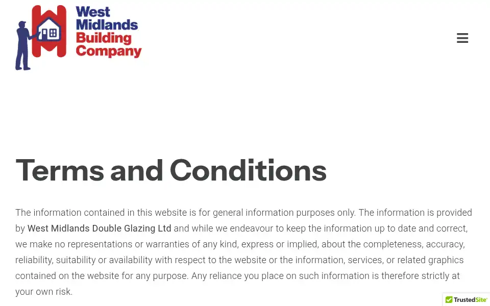 Screenshot of westmidlandsbuildingcompany.com