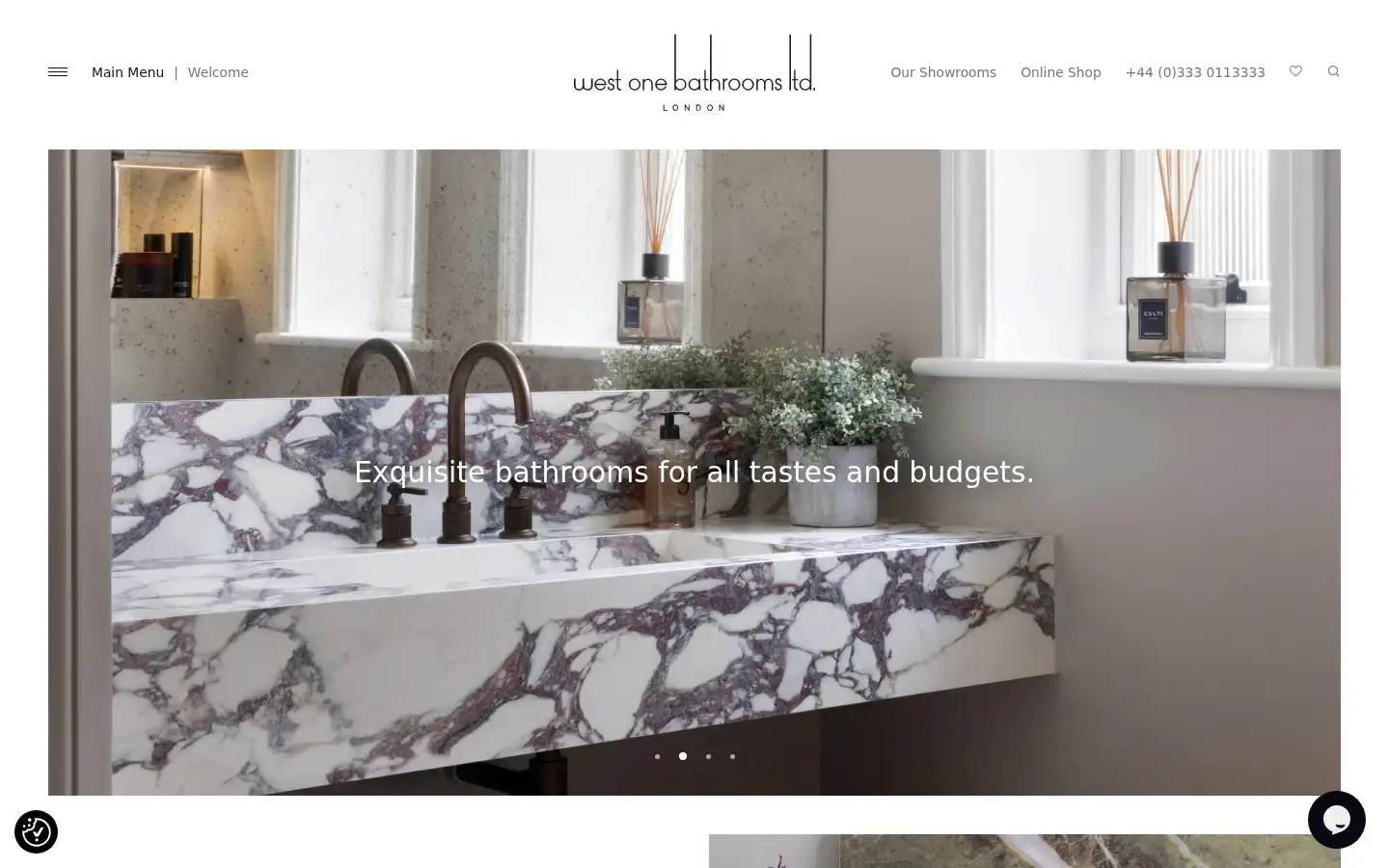 Screenshot of westonebathrooms.com