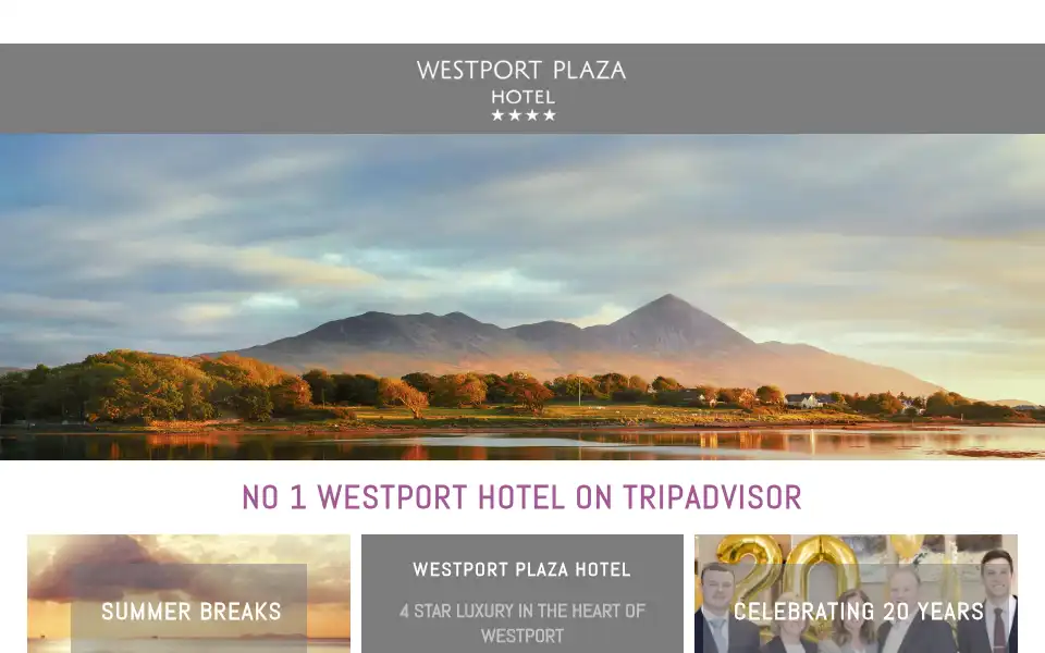 Screenshot of westportplazahotel.ie