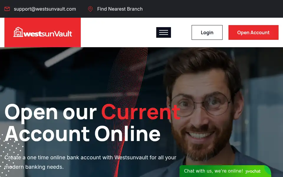Screenshot of westsunvault.com