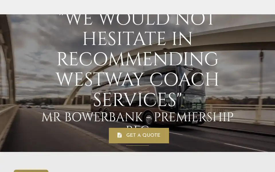 Screenshot of westway-coaches.co.uk