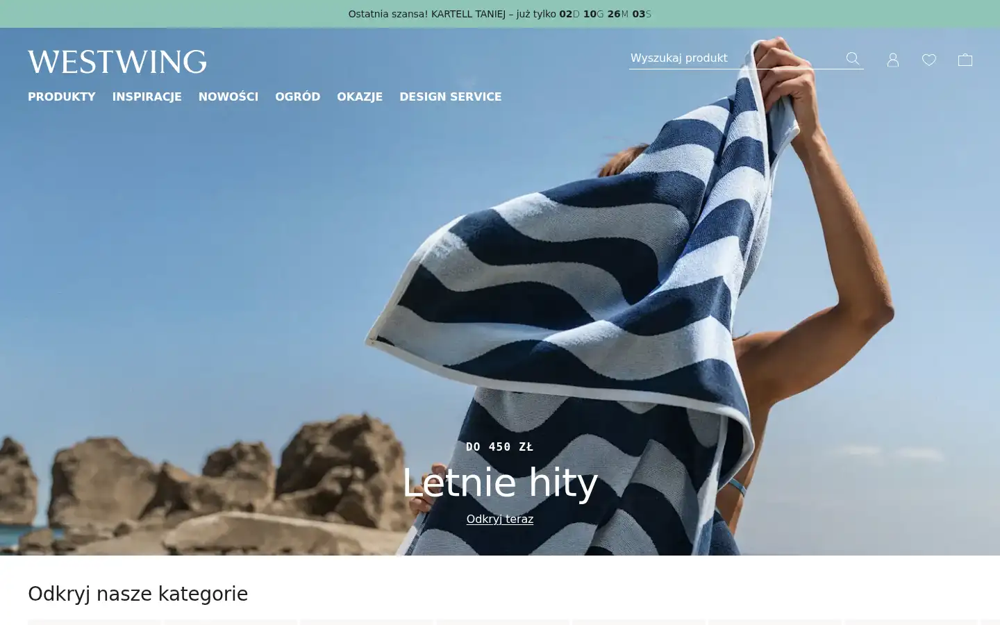 Screenshot of westwing.pl