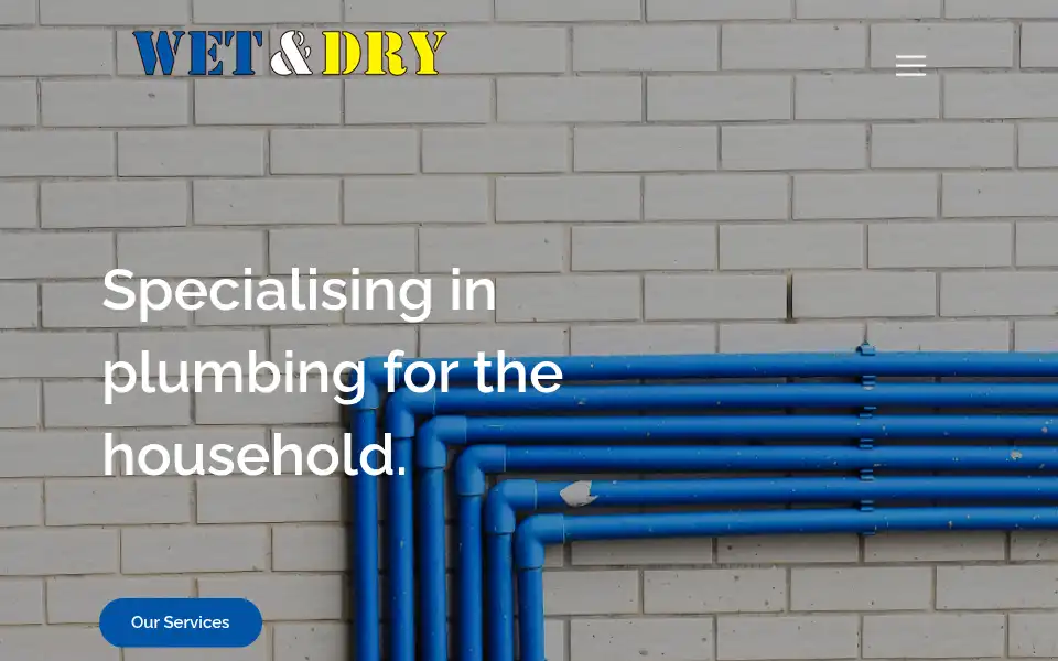 Screenshot of wet-and-dry.co.uk