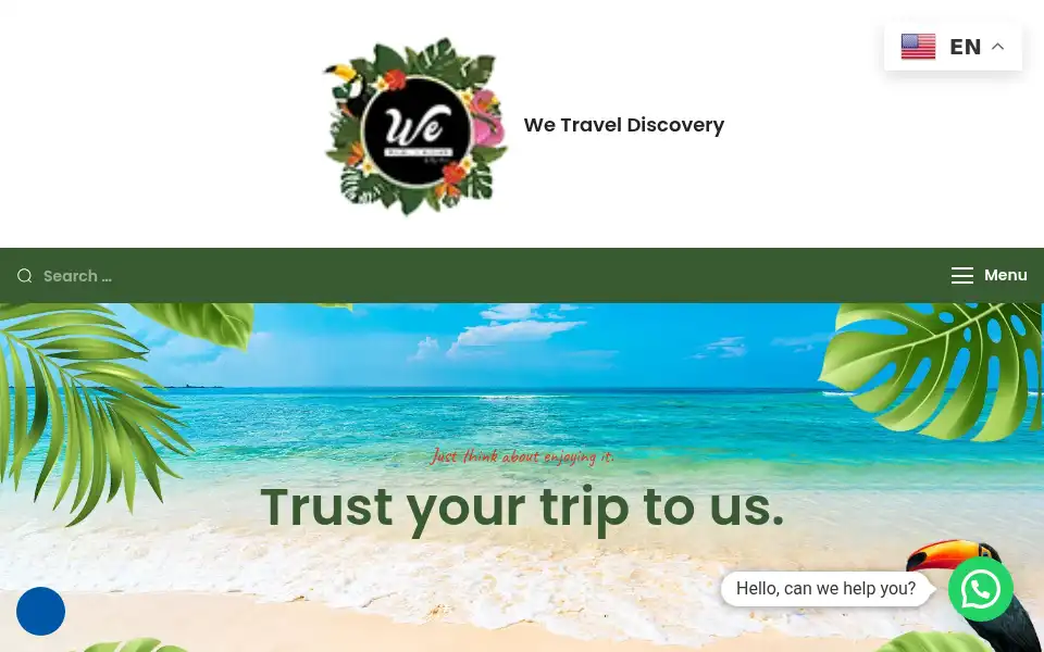 Screenshot of wetraveldiscovery.com