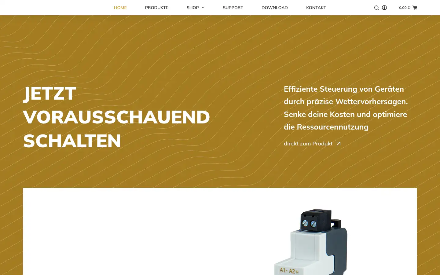 Screenshot of wetterrelais.de