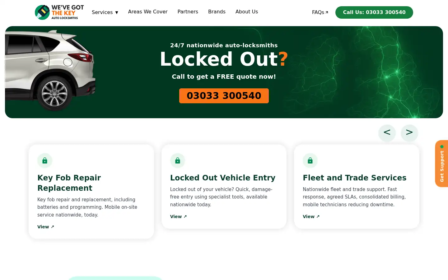 Screenshot of wevegotthekey.co.uk