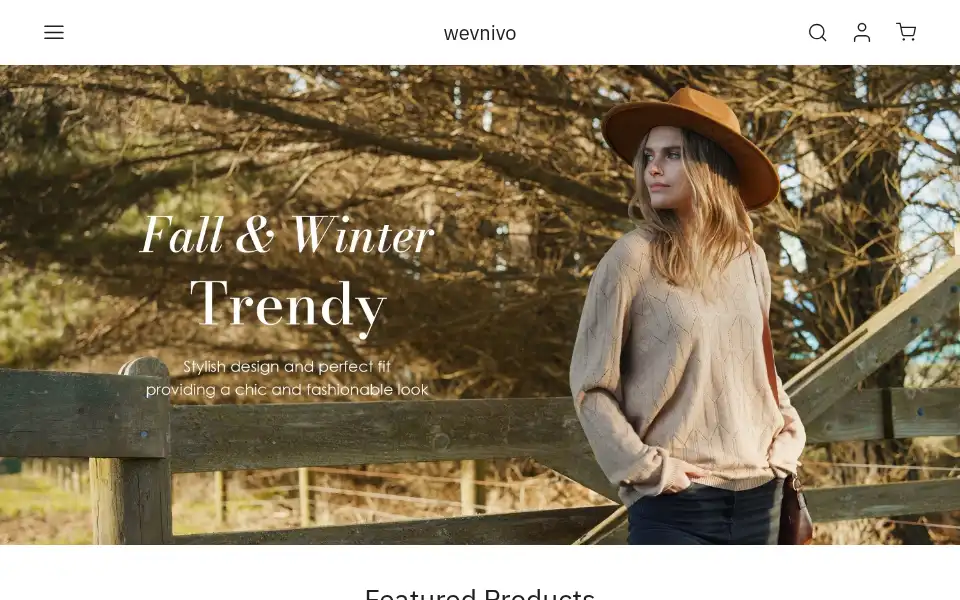Screenshot of wevnivo.com
