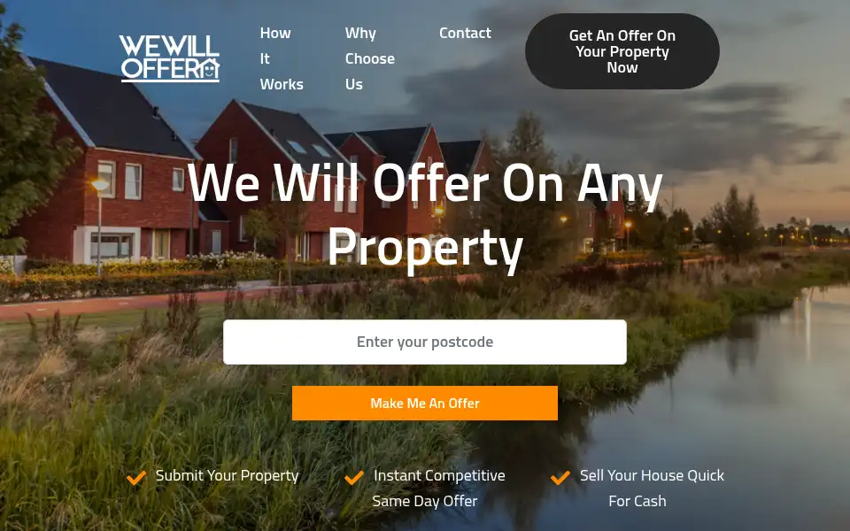 Screenshot of wewilloffer.com