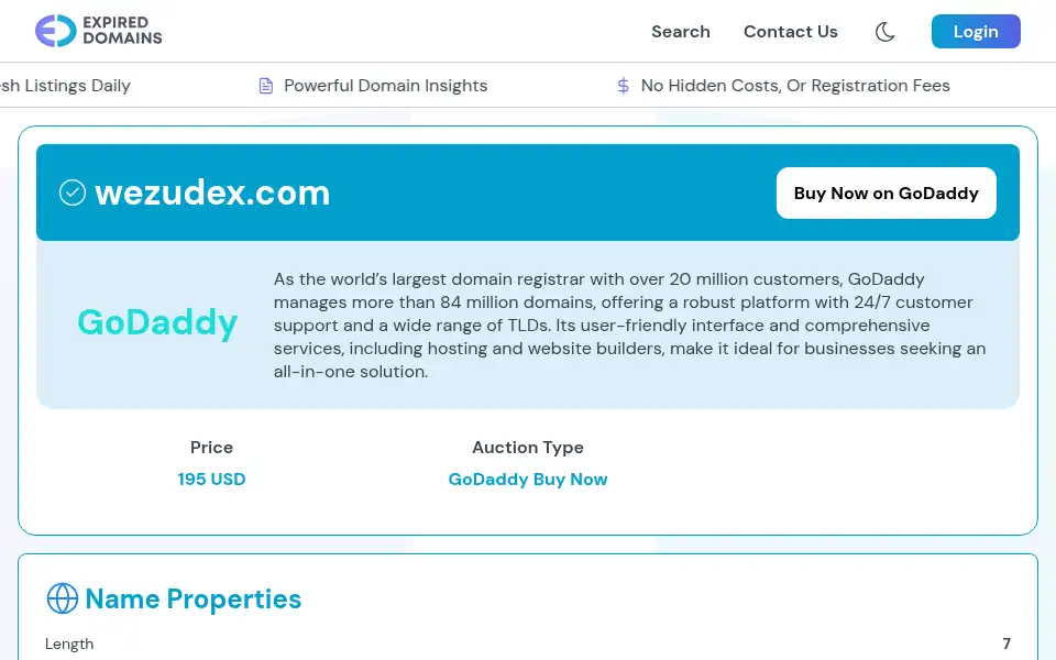 Screenshot of wezudex.com